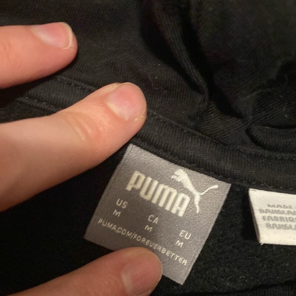 Black puma sweater - Picture 2 of 2